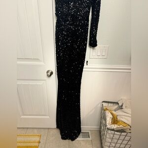Black fancy sparkly dress